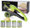 Masthome Rotary Cheese Grater, Manual Cheese Rotary Grater with 4 Stainless Steel Blades, Multifunction Parmesan Cheese Graters Cutter Slicer for Cheese Fruits and Vegetable, Green & Grey