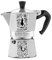 Bialetti Moka Express Caffettiera, 90esimo Anniversario, Alluminio, 3 Tazze (130 ml), con Zainetto in Nylon novantesimo