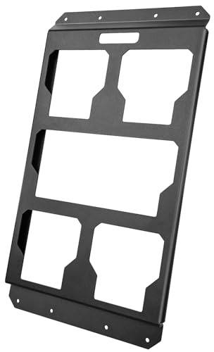 Piastra di montaggio Packout compatibile con Milwaukee Packout Toolbox, base di montaggio in alluminio cassetta degli attrezzi su parete o pavimento, (mezza piastra)