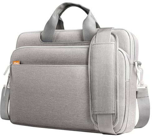 JETech 13 13.3 14 Inch Laptop Bag Case, Waterproof Computer Sleeve Cover Compatible with MacBook Neo (A18 Pro), MacBook Air/Pro 13/14, Surface Book 13.5, HP Pavilion 14 (Light Grey)