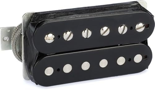 DiMarzio DP 308BK PAF®57 Neck Humbucker - Pick-up per chitarra elettrica, colore: Nero