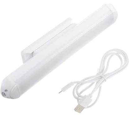 Hohopeti Luz LED Recargable USB para Espejo de Maquillaje Luz Blanca Profesional con Regulación Continua sin Cables Instalación Rápida sin Herramientas para Tocador y Baño
