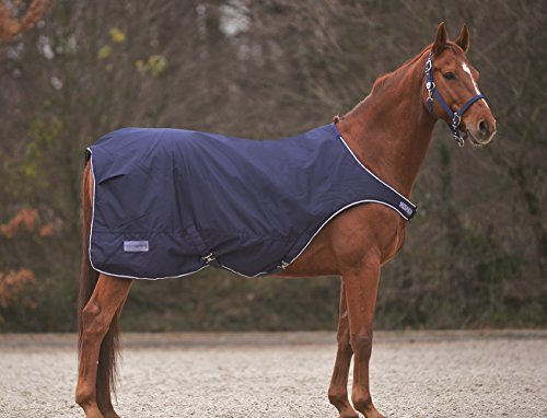 Amesbichler Reitsport Waldhausen Führmaschinendecke,dunkelblau wasserdicht atmungsaktiv, Gr. 135 cm