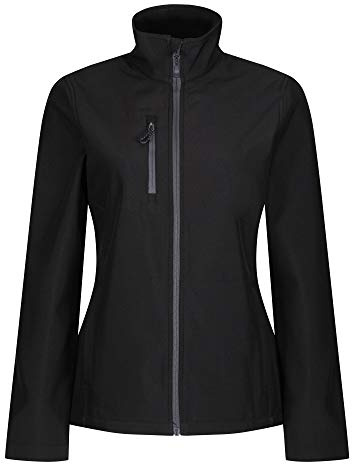 Regatta Professional Womens Honestly Made Recycled Softshell Jacket, Black, 14 EU