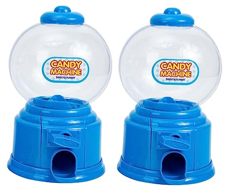 COLLBATH 2st Mini Twist Zuckermaschine Nussspender Spender Für Kinder Süßigkeitenmaschine Spender Für Süßigkeitenautomaten Geldbank Geldmünze Koreanische Version Gummibärchen Abs Rotieren