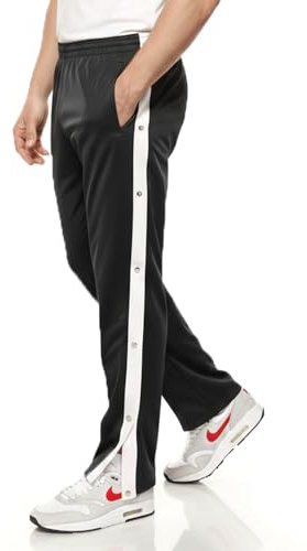 Kendindza Knappbyxor, sportbyxor av 65 % bomull, 35 % polyester, svart, M