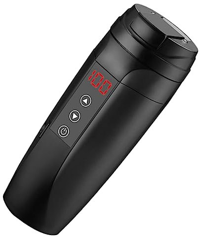 PRETYZOOM Taza Para Calentador Eléctrico Taza Térmica 90w Calentador De Acero Inoxidable Control De Temperatura Táctil