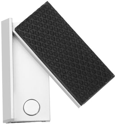 sourcing map Ganasce in alluminio da 6,3 cm con cuscinetti magnetici piatti in gomma morbida coperture durevoli morse multiuso kit di protezione per tenere tubi in plastica e legno idraulico nero