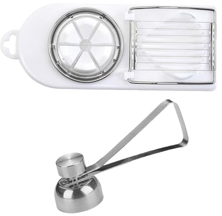 Set di tagliauova e apriuova in acciaio inox, per cucina multifunzione
