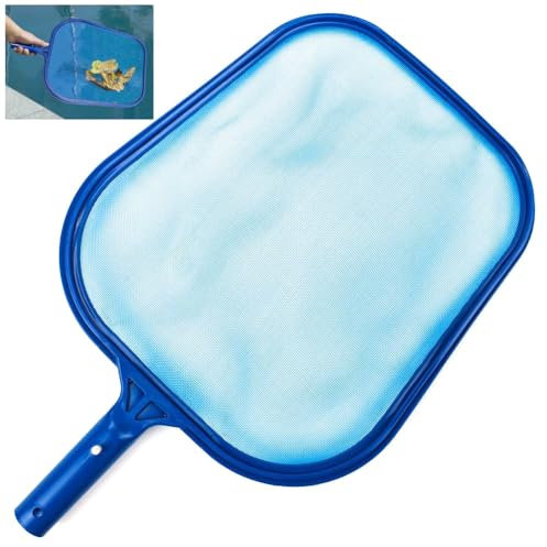 Pool Skimmer Net Hot Tubs Nets Fine Mesh Leaf Rake for Cleaning Surface of Pond Swimming Pool Cleaning Supplies and Accessories Fits Standard Swimming Pool Poles