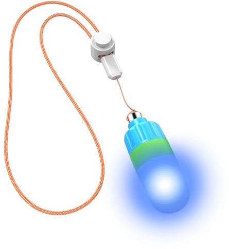 Luz de señal de buceo, luz estroboscópica de buceo, luces de buceo LED compactas, equipo de iluminación subacuática de 2 modos, resistente iluminación SOS, posicionador de lámpara de exploración para