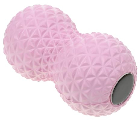 Baluue Balle de Massage Rose en Eva pour Pieds et Dos, Soulage Crampes, Portable, pour Masser le Dos Pieds
