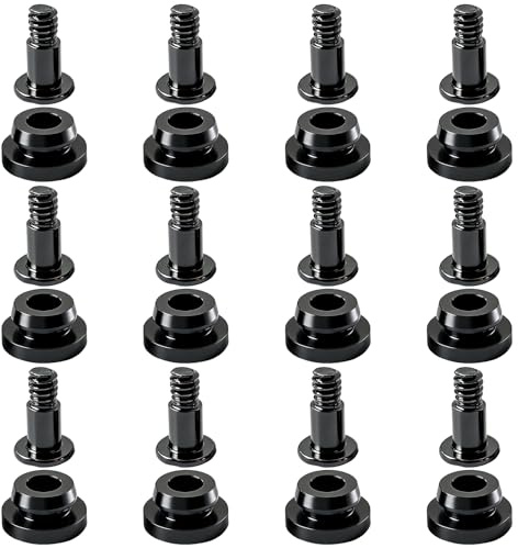SHYSBV 12 tornillos para disco duro de 3,5 pulgadas, amortiguadores de choque con arandelas de goma, tornillos antivibración para disco duro SSD y carcasas de PC de 3,5 pulgadas