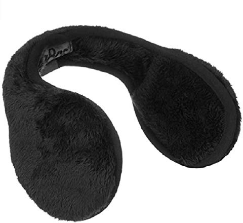 180s Women's Lush Ear Warmers, Black, One Size