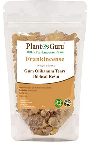 Frankincense Resin Tears 4 oz. Olibanum Boswellia Papyrifera 100% Pure Natural Gum Aromatic Rock Incense