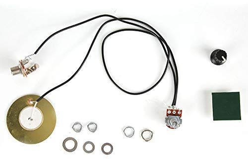 Piezo Pickup für Gitarre, hochwertiger Tonabnehmer für Violine, Ukulele, Mandoline, Banjo (schwarz) – professionelles Zubehör für Musiker, Home Studio, Konzerte