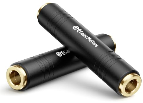 Cable Matters 2-Pack 6,35 mm TRS-Kopplingar, Hona till Hona