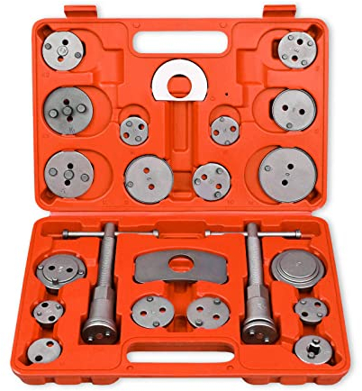 UISEBRT Kit de repousse-piston de frein universel 23 pièces – Kit d'outils de voiture