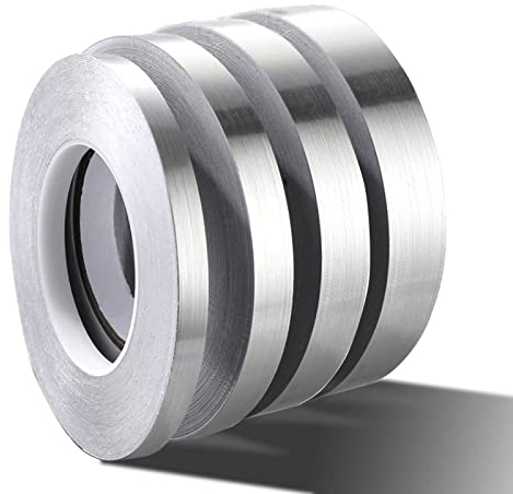 AXYWINBO Keramikfliesen Zierleiste Selbstklebend Bodenband Dichtband,50M*2.5CM Dekoratives Klebeband,Selbstklebende Bodenbänder,Zierstreifen wasserdichte Ziernähte für Decken Wände Türen Ziernähte