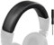 SOULWIT Proteinleder Ersatz Abdeckung Überzug Hülle für Audio Technica ATH M50,M50X,M50XWH,M50XBT,M50XBT2,M50S/LE Kopfhörer Kopfband Headband,Kopfbügelpolster Reparaturteil,Stirnband Zubehör
