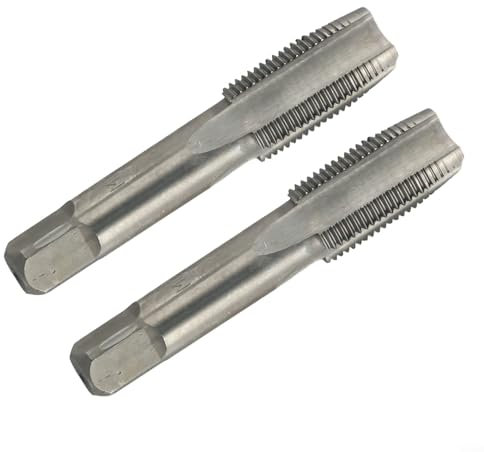 Zilimontt 2 pezzi 9/16 20 TPI filettatura destra e sinistra HSS TPI per manovella bici, fresa finale, filettatura manuale (M 18 x 1,5 mm)
