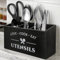 Miawtro Kitchen Utensils Holder,Kitchen Storage Rack with 3-Grid Thickened Wooden Partition Storage,Large-Capacity Utensil Rack,Wooden Utensil older for Tableware,Knife and Fork Box