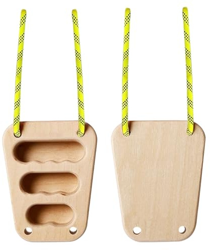 Fingerboard per allenamento da arrampicata, doppia impugnatura, set di allenamento per le dita in legno, per palestra, attività all'aperto, riabilitazione, casa, donne e uomini