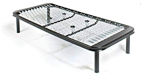 PWS RETE LETTO A MOLLE SINGOLO UNA PIAZZA RETI LETTI FERRO CM 80 X 190 PIEDI CM 30