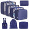 BAGAIL 8 Teilige Packwürfel, Kleidertaschen, Packing Cubes, Verpackungswürfel, Packtaschen Set für Urlaub und Reisen, Kofferorganizer Reise Würfel, Ordnungssystem für Koffer