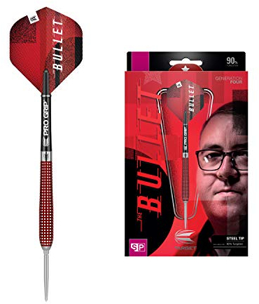 Target Darts Stephen Bunting Gen 4 12G, 90% Wolfram Swiss Point Steeldarts-Set Dartpfeile
