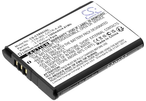 CS-CTR003SL Akku 1300mAh Kompatibel mit [Nintendo] 2DS XL, 3DS, CTR-001, JAN-001, MIN-CTR-001, Switch Pro Controller Ersetzt C/CTR-A-AB, CTR-003