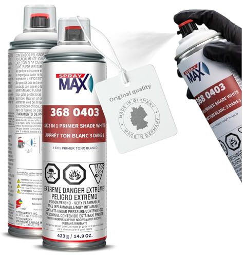 SprayMax 1K 3in1 Primer White | All-in-One Primer | Automotive Spray Paint