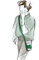 KPM Berlin Kurland to-Go Becher Carrier Leder mit weißer Prägung, Must-Have Accessoire, grün