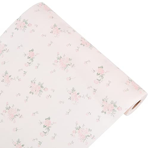 CREATCABIN Plastic Drawer Liners Shelf Cabinet Closet Cupboard Mat Roll Non-Adhesive Waterproof Non-Slip Moistureproof Kitchen Protector Lining for home 30x300cm Pink Rose