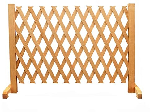 CHALKE Plant Stand Garden Screen Fence Lattice Panel, Pet Gate, Lawn Balcony Garden Outdoor Wooden Decorative Board Christmas Tree Fence (Size : H70xL170cm)
