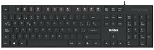 TECLADO CON CABLE. NEGRO. ESPAÑOL