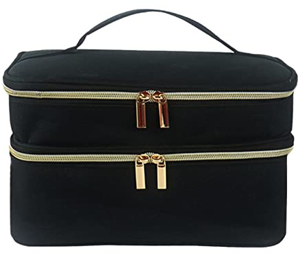 Grand Panier à Couture – Boîte de Rangement à Double Couche pour Le Rangement des Fournitures, kit pour Fils, Aiguilles, épingles, Boutons (Sac Uniquement)