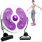 Roysmart Twist Waist Disc Balance Board mit Kordelzug, Fitness Drehscheibe Waist Wriggling Plate Fitnessgeräte, Aerobic-Übungen Fitness-Zubehör, Widerstandsbänder Massage-Fußsohle Heimfitnessgeräte
