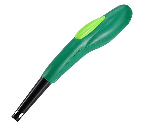 Electric Gas Lighter, Flameless Battery-Operated Kitchen Igniter, Long Stem Safety Lighter for Stove, Barbecue (Green)