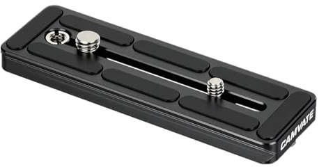 CAMVATE 120mm Quick Release Plate with 1/4-20 and 3/8-16 Mounting Screw