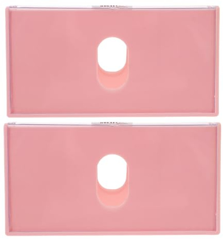 VINTORKY 2 soportes acrílicos en forma de V para nombres - Soporte de doble cara para placas de escritorio para la escuela - Exhibidor de letreros para mesa de estudiantes para aula, oficina,