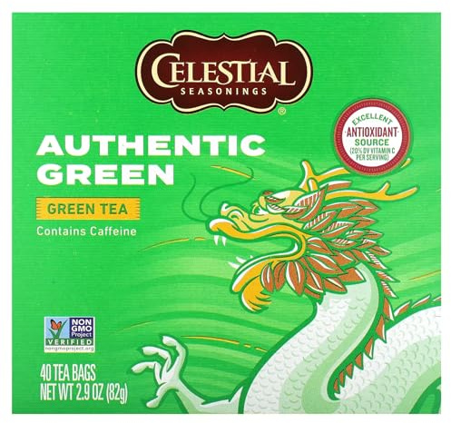 Celestial Authentic Green Tea 40 Bag (Pack of 6)
