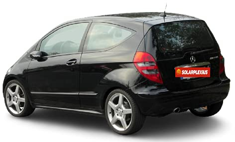 Solarplexius Auto-Sonnenschutz Scheiben-Tönung passgenau für Mercedes A-Klasse W169 3-Türer Bj. 04-12 Keine Folie Komplettsatz