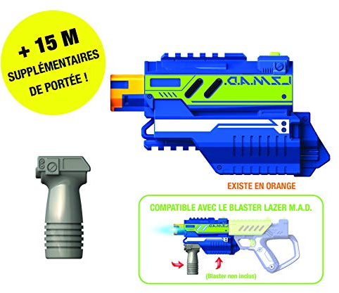 LAZER M.A.D - Laser Game - Super Blaster Kit - Module Booster + 1 Poignée +15M de Portée - Jouet compatible avec blasters LAZER M.A.D