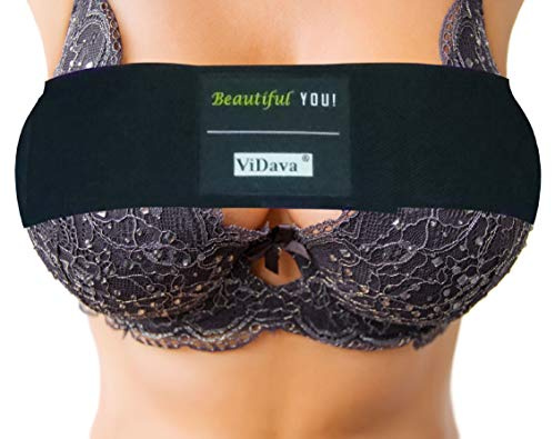 ViDava Breast Implant Stabilizer Band, Post Surgery Breast Augmentation and Reduction Strap, High Impact Support Band, Chest Belt, Breast Support Bandage, One Size Fits Most