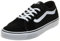 Vans Herren Filmore Decon Sneaker, Suede Canvas Black White, 47 EU