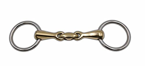 AMKA Gebiss Wassertrense Argentan doppelt gebrochen, 18 mm