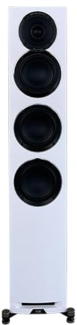 ELAC Uni-Fi Reference UFR52 Standlautsprecher – Exklusiver 3-Wege-Koax Lautsprecher mit legendärem Klang für Musik & Heimkino – 1 Stück HiFi Lautsprecher passiv im Lieferumfang - weiß