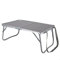 AKTIVE Klappbarer niedriger Tisch, 60x40x25 cm, Anthrazit, Mit Sicherheitsschloss, Aluminiumstruktur, Tischplatte aus MDF-Holz, Tragkraft 20 kg, Griff und Tragegurt, Camping- und Strandzubehör (63015)
