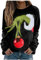 GUTOUWAN Kuscheltier Hoodie Grinch Damen Kapuzendecke Weihnachts Pulli Sweatshirt Decke Xmas Hoodie Black Friday Sales 2023
